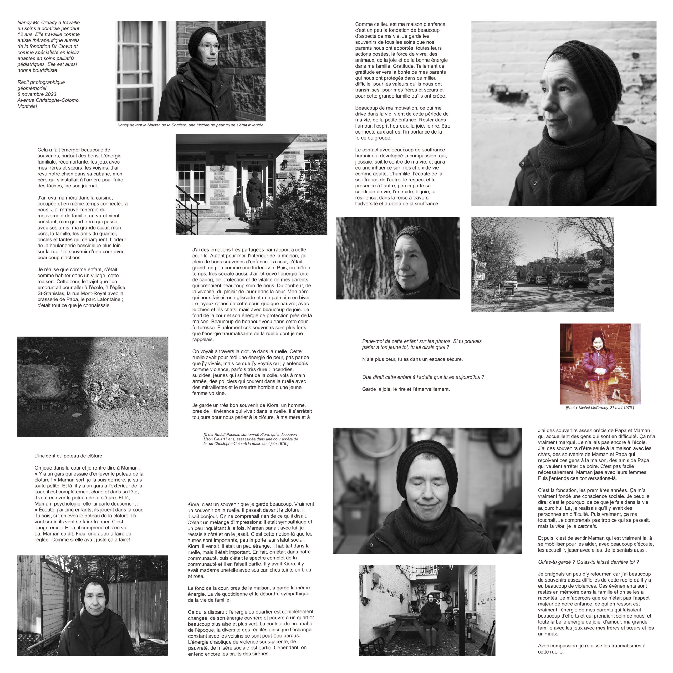 Portraits géomémoriels 1 et 2 – Exposition